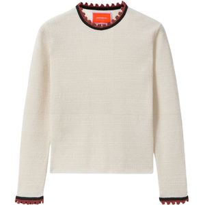 La DoubleJ, Dames, Truien, Beige, Maat: M Kasjmier,