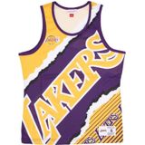 Mitchell & Ness - NBA Jumbotron Basketball Tank Top - Geel - Heren - Polyester