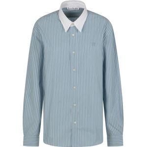 Acne Studios, Dames, Blouses & Shirts, Blauw, Maat: S