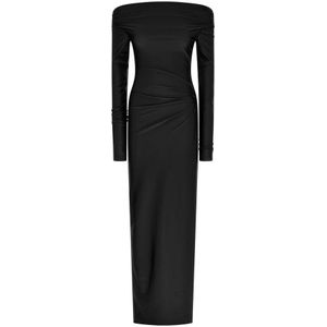 Andamane, Dames, Jurken, Zwart, Maat: M Polyamide,