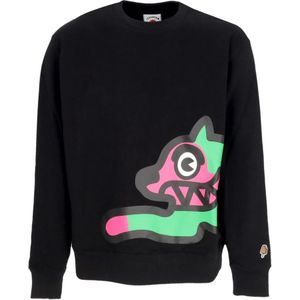 Icecream, Heren, Sweatshirts & Hoodies, Zwart, Maat: M Katoen,