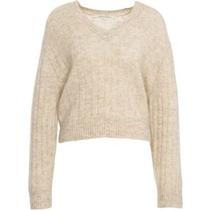 Second Female, Dames, Truien, Beige, Maat: S Wol,