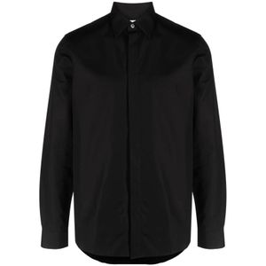 Paul Smith, Heren, Overhemden, Zwart, Maat: S Katoen,