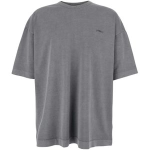 Juun.J, Heren, Tops, Grijs, Maat: S Katoen,