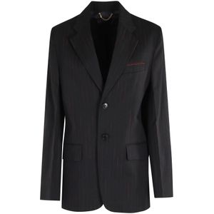 Victoria Beckham, Dames, Jassen, Blauw, Maat: S Wol,