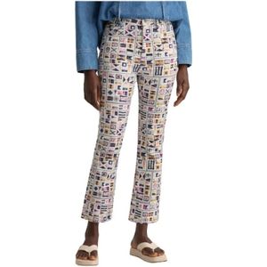 Gant, Dames, Jeans, Veelkleurig, Maat: W28 Katoen,