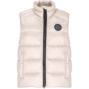 Canada Goose, Dames, Jassen, Beige, Maat: M Leer,