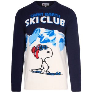 MC2 Saint Barth, Heren, Truien, Blauw, Maat: L Wol,