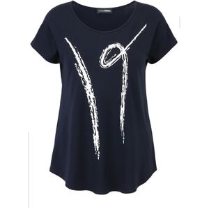 Doris S, Dames, Tops, Blauw, Maat: 2XL