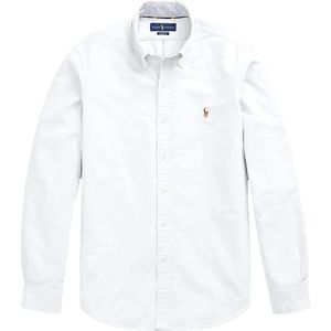 Polo Ralph Lauren, Heren, Overhemden, Wit, Maat: M
