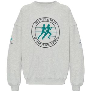 Adidas Originals, Dames, Sweatshirts & Hoodies, Grijs, Maat: S Katoen,