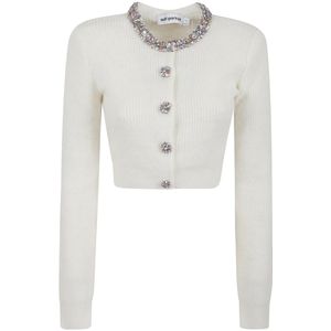 Self Portrait, Dames, Truien, Wit, Maat: M