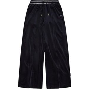 Harembroek - Color-Blocking - Fluweel/Nicky Velours - Hoge Taille