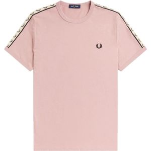 Fred Perry, Heren, Tops, Roze, Maat: L Katoen,