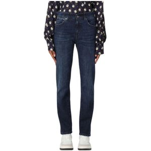Dondup, Dames, Jeans, Blauw, Maat: W27 Denim,