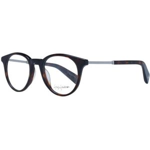Yohji Yamamoto - Ronde Optische Monturen - Bruin - Acetaat