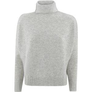 Kujten, Dames, Truien, Grijs, Maat: M Kasjmier,