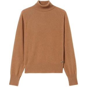 Twinset, Dames, Truien, Bruin, Maat: S Wol,