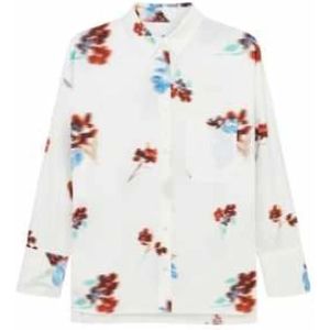 Paul Smith, Dames, Blouses & Shirts, Wit, Maat: S Katoen,