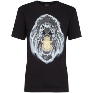 Billionaire, Heren, Tops, Zwart, Maat: S Katoen,