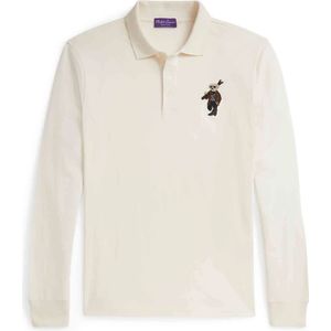 Ralph Lauren, Heren, Tops, Wit, Maat: L Katoen,