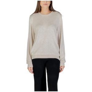 Guess, Dames, Truien, Beige, Maat: S Wol,