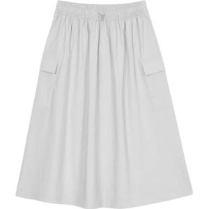 New Balance, Dames, Rokken, Grijs, Maat: S Katoen,