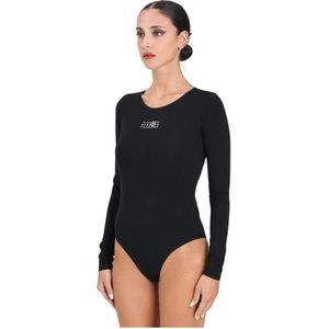 Maison Margiela, Dames, Tops, Zwart, Maat: XS