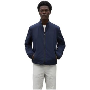 Ecoalf - MCMGAJKJAMES0050S24-601 - Jas James - Marineblauw - Gerecycled Polyester - Lange Mouwen