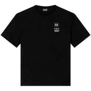 Emporio Armani Ea7, Heren, Tops, Zwart, Maat: 2XL