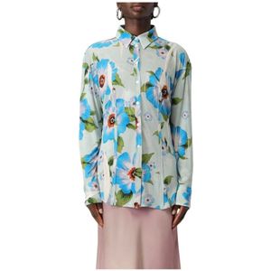 Floral Print - Longsleeve Shirt - Viscose