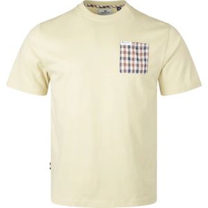 Aquascutum, Heren, Tops, Beige, Maat: XL Katoen,