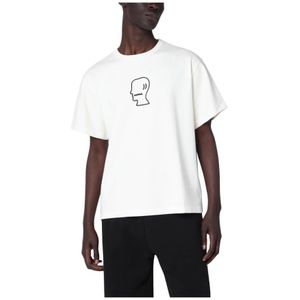 Brain Dead, Heren, Tops, Beige, Maat: S Katoen,