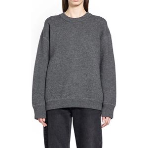 Studio Nicholson, Dames, Truien, Grijs, Maat: S Wol,