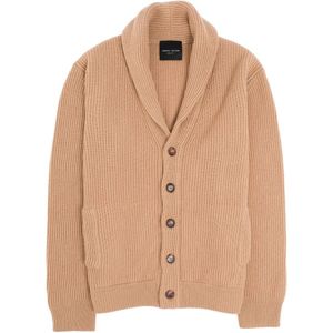 Roberto Collina, Heren, Truien, Bruin, Maat: L Wol,