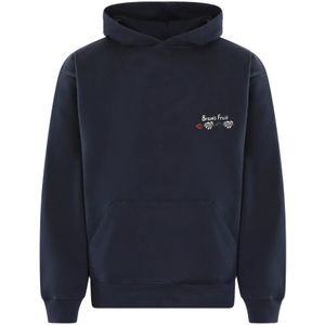 Bram's Fruit, Heren, Sweatshirts & Hoodies, Blauw, Maat: S