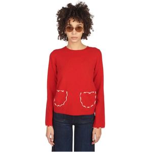 Comme des Garçons, Dames, Truien, Rood, Maat: M Wol,