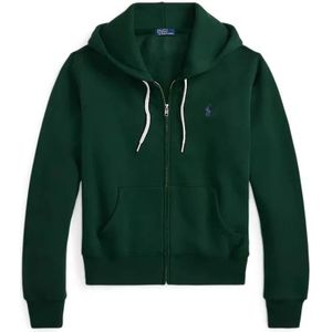 Polo Ralph Lauren, Dames, Sweatshirts & Hoodies, Groen, Maat: 2XS Katoen,