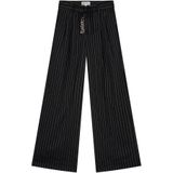 Fabienne Chapot - Bandplooibroek - Zwart - Charlie - Wide Leg