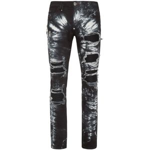 Philipp Plein, Heren, Jeans, Zwart, Maat: W31 Katoen,