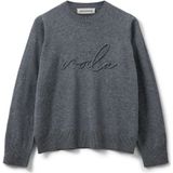 Sofie Schnoor - Minniksw Sweater S253135 - Gebreide Trui - Grijs - 100% Wol