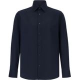 Boggi Milano - Overhemd - Navy - Lange Mouw - Regular Fit