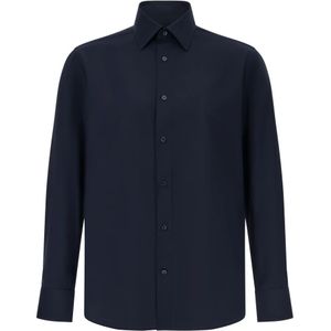 Boggi Milano - Overhemd - Navy - Lange Mouw - Regular Fit