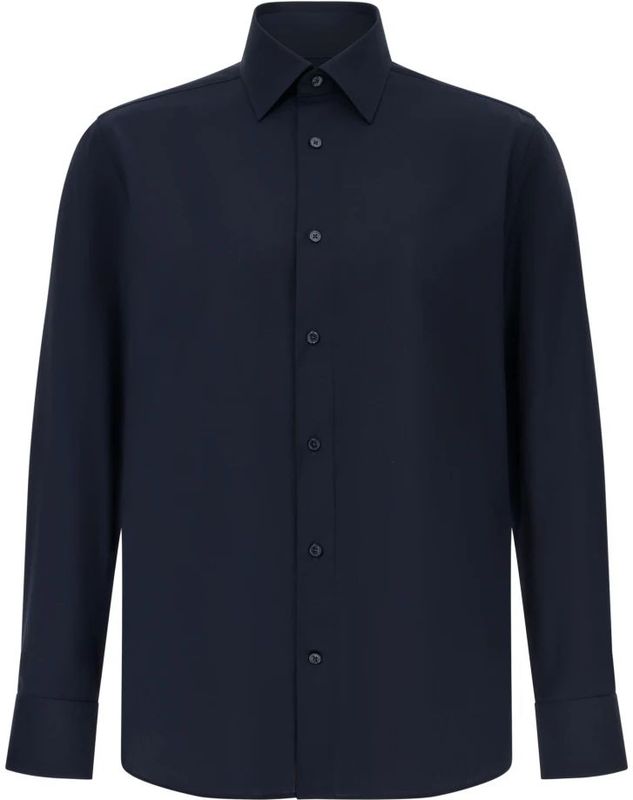 Boggi Milano - Overhemd - Navy - Lange Mouw - Regular Fit