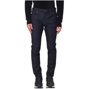 Emporio Armani, Heren, Jeans, Blauw, Maat: W29 Denim,
