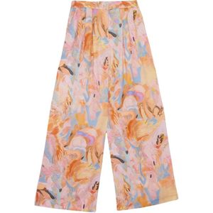 Ottod'Ame, Dames, Broeken, Veelkleurig, Maat: S Viscose,
