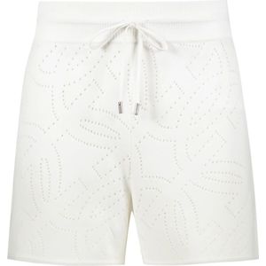 Ferragamo, Dames, Korte broeken, Wit, Maat: XS Viscose,