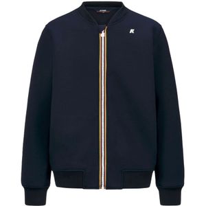 K-Way, Heren, Sweatshirts & Hoodies, Blauw, Maat: XL Poliester,