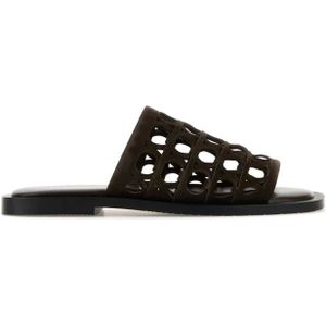 Salvatore Ferragamo - Barbados Slippers - Bruin - Suède