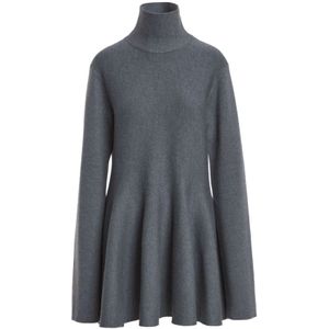 Khaite, Dames, Jurken, Grijs, Maat: L